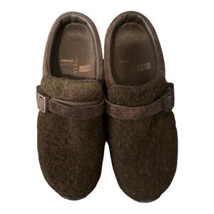 MERRELL ENCORE GROOVE RICH BROWN CLOGS US SZ 7  VERY LIGHTLY USED